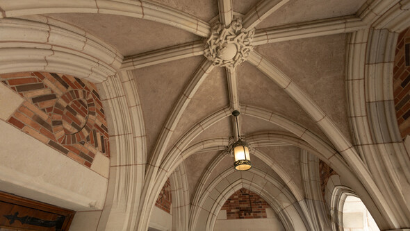 brick and stonework detail at YLS