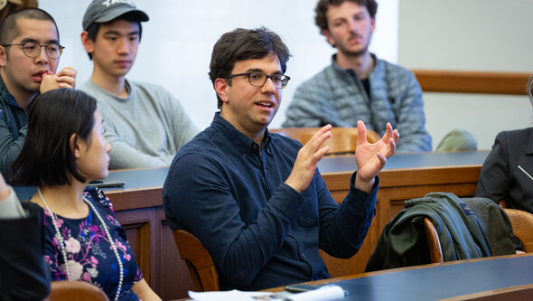Professor Sarath Sanga speaking during a lecture
