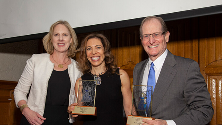 Dean Heather Gerken with Linda Rottenberg and Ben Heineman