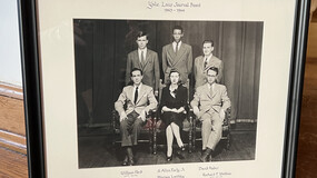 1944 Yale Law Journal staff with Editor-in-Chief Miriam Lashley