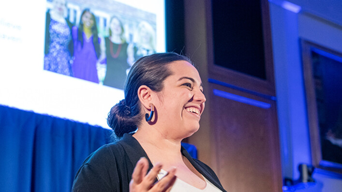 Conchita Cruz speaking